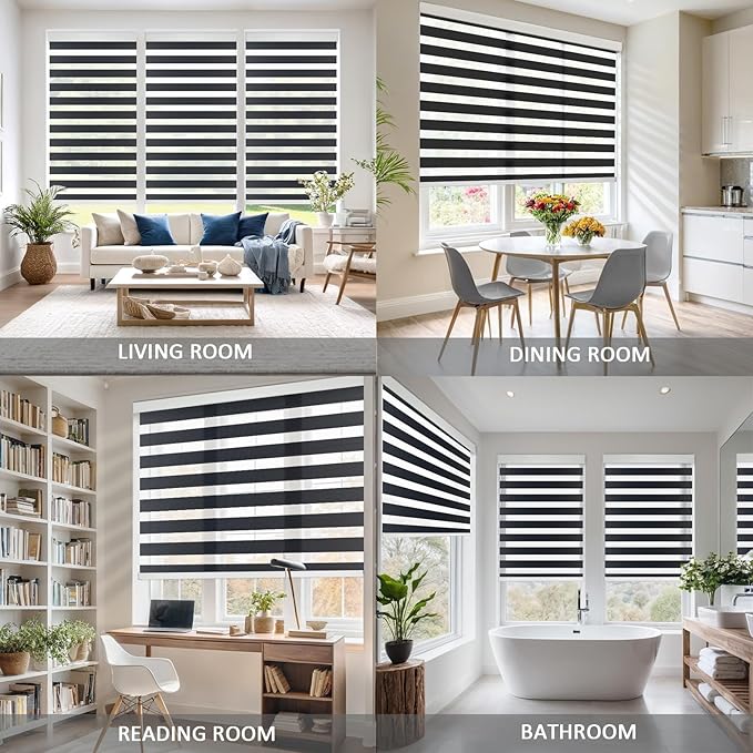 COOLWINDS Motorized Zebra Blinds