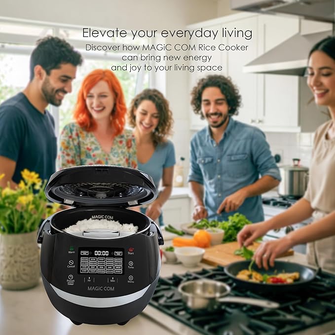 MAGiC COM multi-Functional Digital Rice Cooker 10 Cup Uncooked, 15-in-1