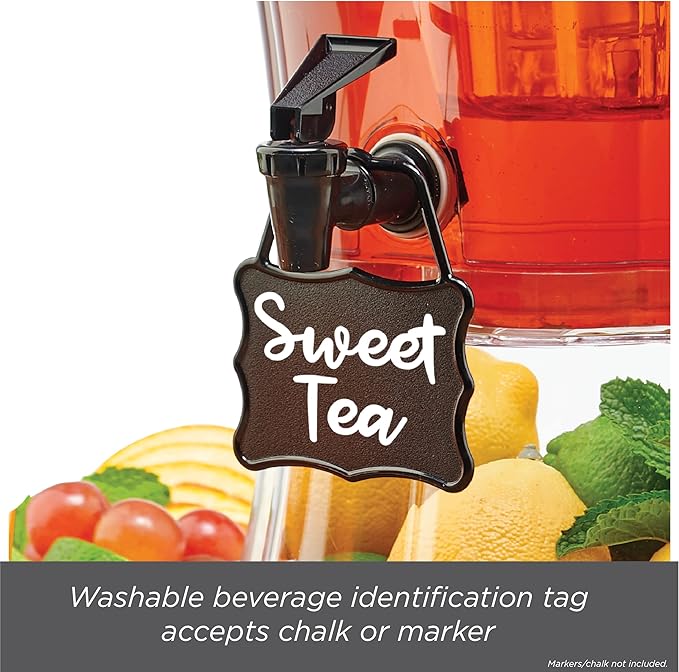 Buddeez 3.5 Gallon Clear Drink Dispenser