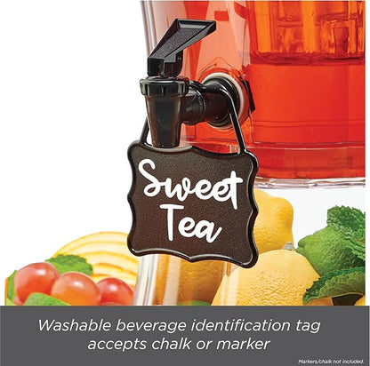 Buddeez 3.5 Gallon Clear Drink Dispenser