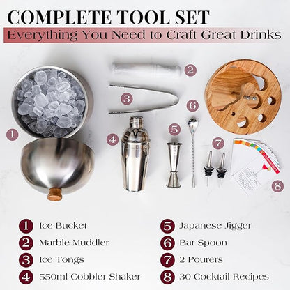 Gusto Nostro Cocktail Set Bartender Kit