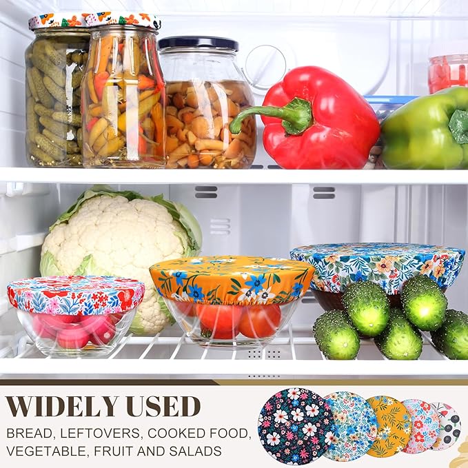 10 Pack Cloth Bowl Covers for Bread Rising