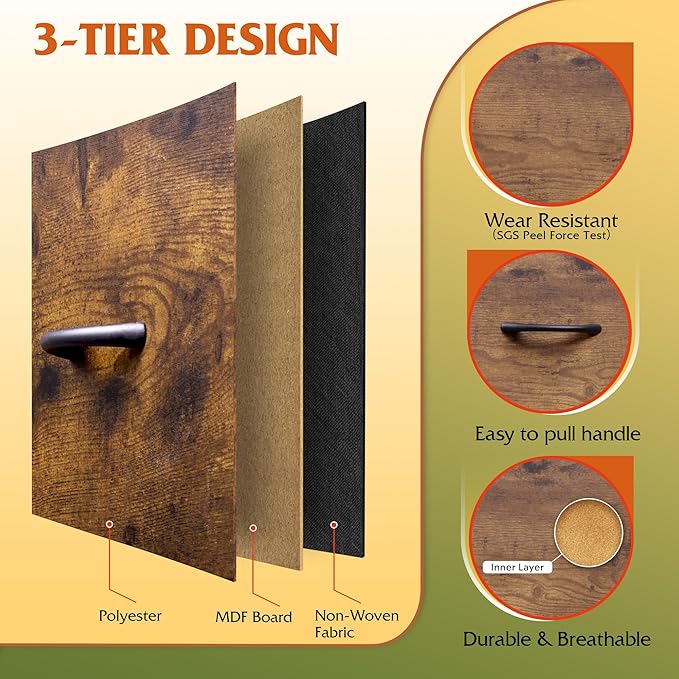 WLIVE Fabric Dresser for Bedroom