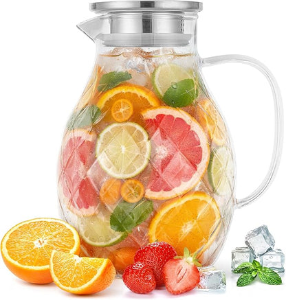 Premium Borosilicate Glass Pitcher