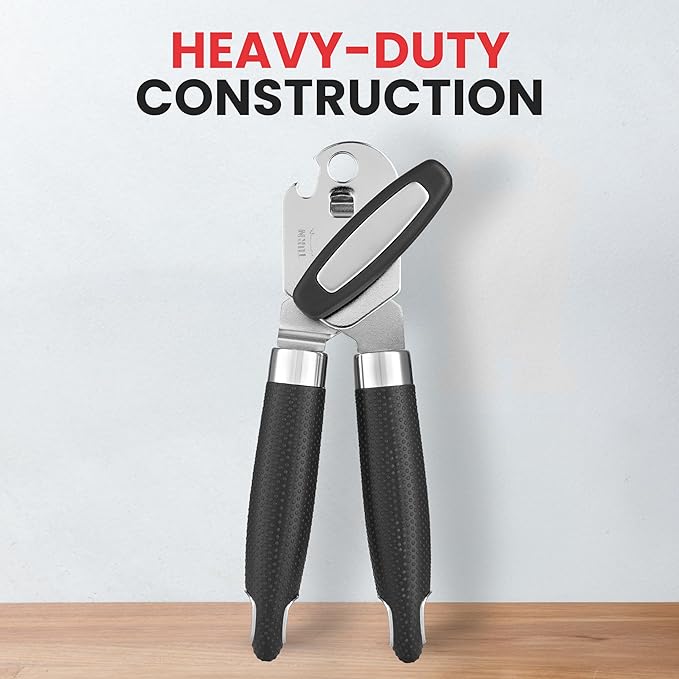 Zulay Kitchen Can Opener with Large Bottle Opener