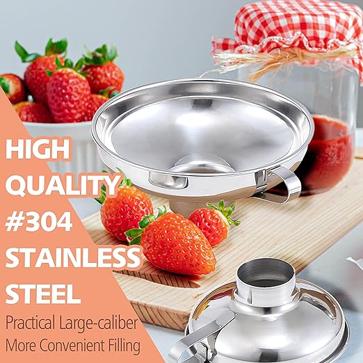 Anaeat Stainless Steel Canning Funnel