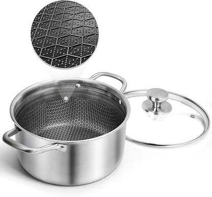 AuFranc™ Hybrid Nonstick 6 Quart Stainless Steel Stockpot