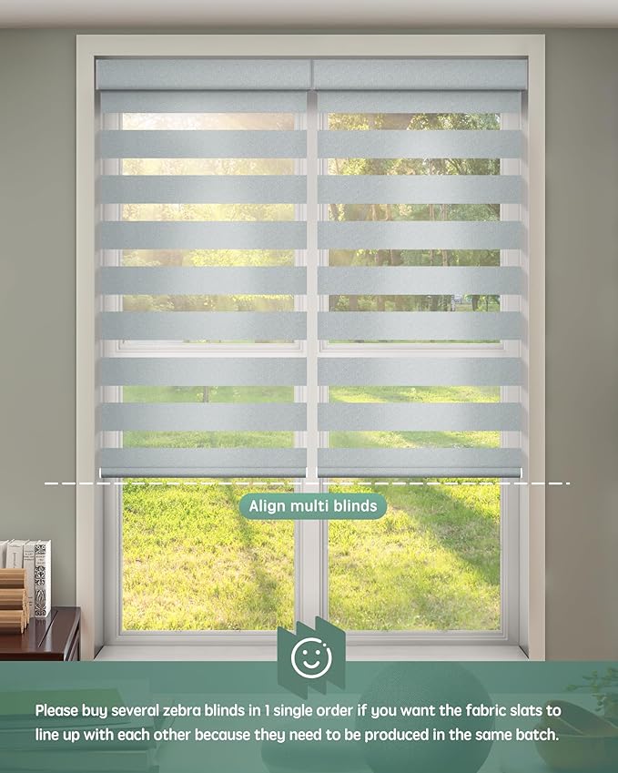 Yoolax Motorized Zebra Blinds Compatible