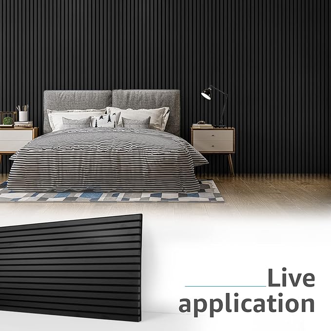 Art3d 2 Wood Slat Acoustic Panels