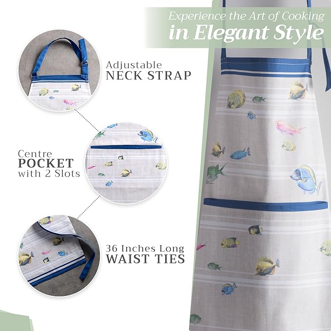 Maison d' Hermine 100% Cotton Apron