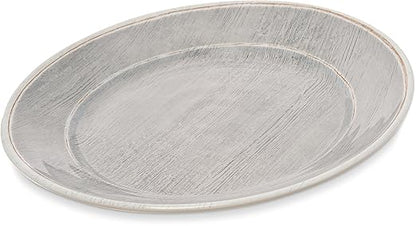 CFS 6400418 Grove Melamine Charger, 12.5", Smoke