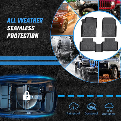 Nilight TPE Floor Mats for Honda Civic 2022 2023 2024 2025 2026 / Acura Integra 2023-2026,All Weather Custom Fit Heavy Duty Floor Liners