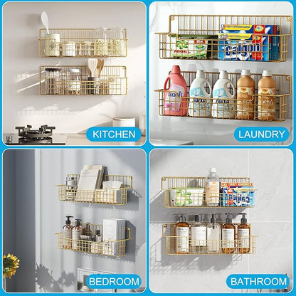 Spice Rack, Metal Spice Holder Shelf