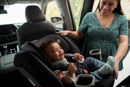 Safety 1st Turn and Go 360 ST 360 Rotating Car Seat, SafetySwivel, SecureTech Installation, All-in-One Convertible Car Seat, 3-in-1 Rear-Facing, Forward-Facing, Booster, 5-100 lbs, Dark Triad