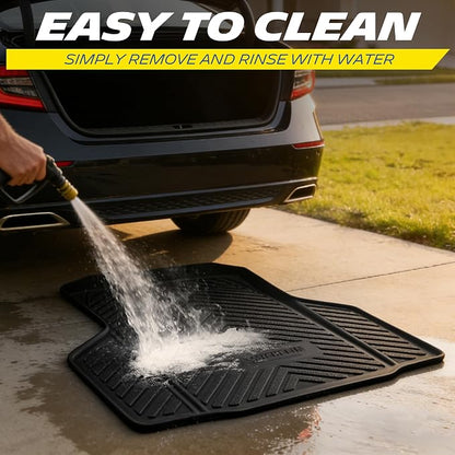 Michelin Premier Series Floor Mats & Backrest Mat & Trunk Liner for 2026 Mazda CX-5 (Not Fit 2017-2025 Model), All-Weather Floor Liner & Trunk Mat, Custom Fit, Durable TPE, Non-Slip