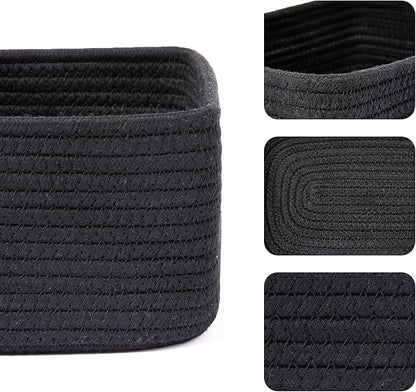 MiniArk Small Storage Baskets for Organizing | Closet Organizer Bins | Shelf