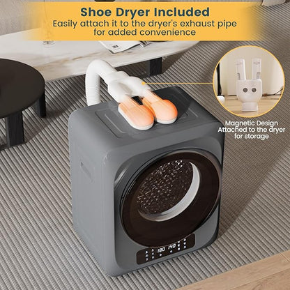 Zynkez 12Lbs Portable Clothes Dryer, 850W Compact Laundry Dryer
