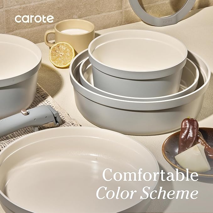 Carote 20pcs Ceramic Cookware Set