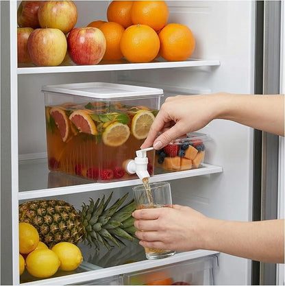 BEWBBAT 2 Pack 1.3 Gallon Fridge Drink Dispenser
