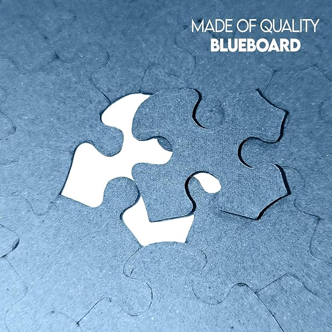 KI Puzzles 500-Piece Jigsaw Puzzle – Aromatherapy Blueboard with Candle – Cozy Olivia Gibbs Vacation Spot – 24x18 Relaxing Hygge Puzzle for Adults & Teens