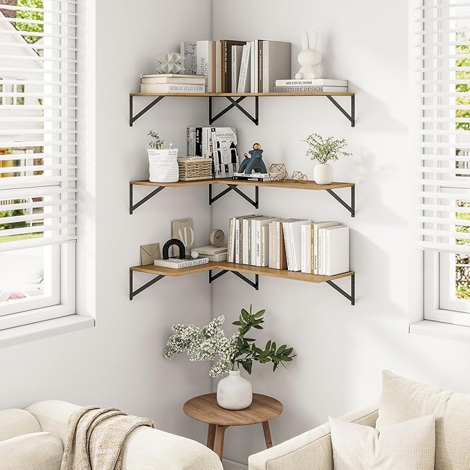 Heimlove 24" W x 12" D Wall Shelves