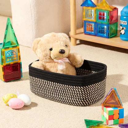 MiniArk Small Storage Baskets for Organizing | Closet Organizer Bins | Shelf