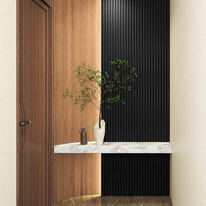 Art3d Fluted Wood Panel for Wall and Ceiling, Beaded Accent molding for Home