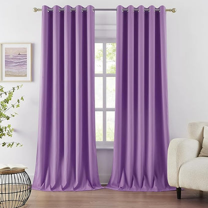 DUALIFE 108 Inch Length Curtain Panels/Drapes