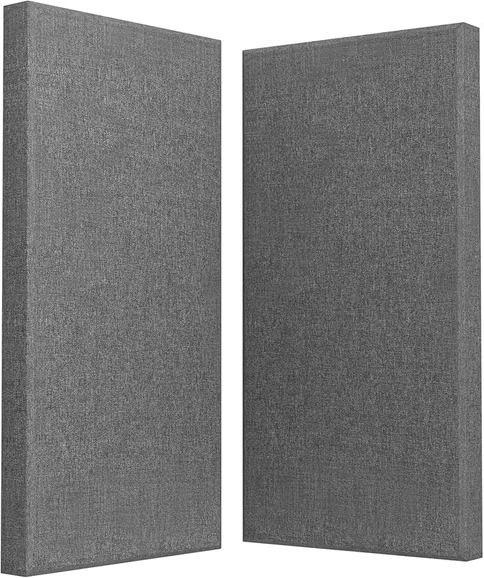 UMIACOUSTICS 2 PCS Acoustic Panel, 47.2" x 23.6" Fiberglass Sound Proof Wall