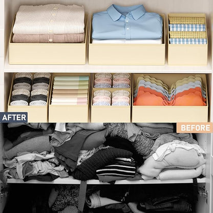 DIMJ Drawer Organizer Clothes