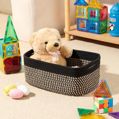 MiniArk Small Storage Baskets for Organizing | Closet Organizer Bins | Shelf