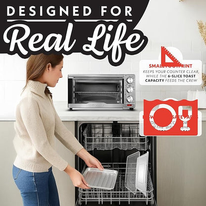 Gourmia Air Fryer Toaster Combo