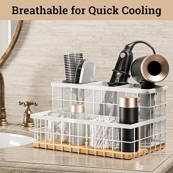 Hair Tool Organizer Countertop