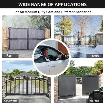 JUJIANG C026 Solar Gate Opener