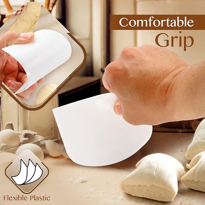 Plastic Bench Scraper for Baking