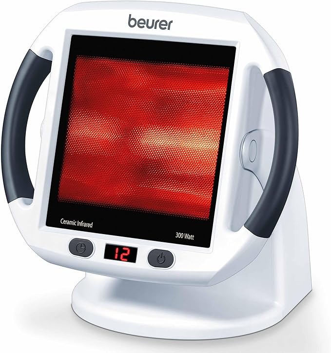 Beurer IL50 Infrared Heat Lamp Heated Red Light Therapy Lamp