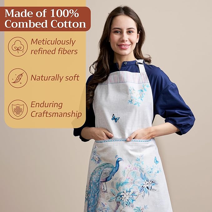 Maison d' Hermine 100% Cotton Apron