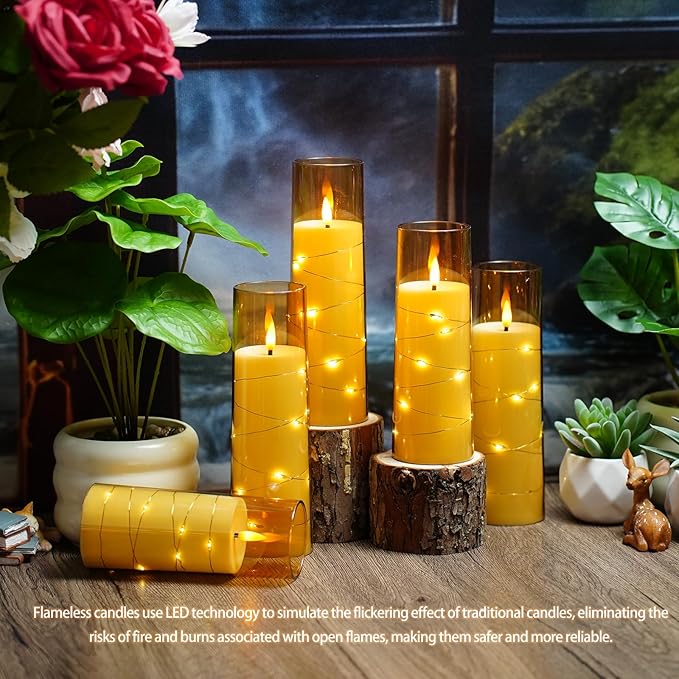 Flickering Flameless LED Candles, Battery Operated Candles 24 Pcs