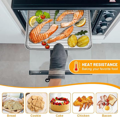 TeamFar Cooling Rack, 11.7” x 9” Stainless Steel Wire Baking Rack