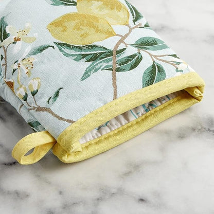 Martha Stewart Lemon Whimsy Mini Oven Mitt 2-Pack Set