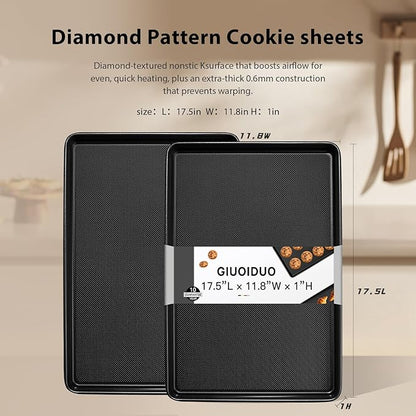 2-Pack Commercial & Home Baking Sheet Pans