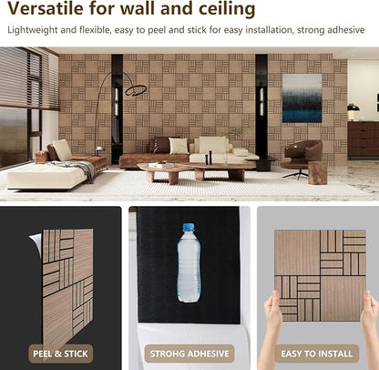 ARMURO 4 Packs Acoustic Wall Panels