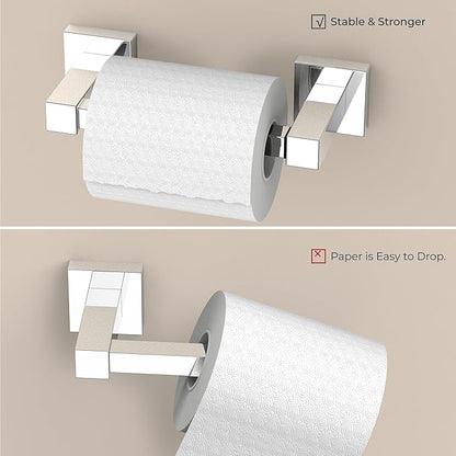 FORIOUS Toilet Paper Holder Wall Mount and Hand Towel Ring Set, SUS 304