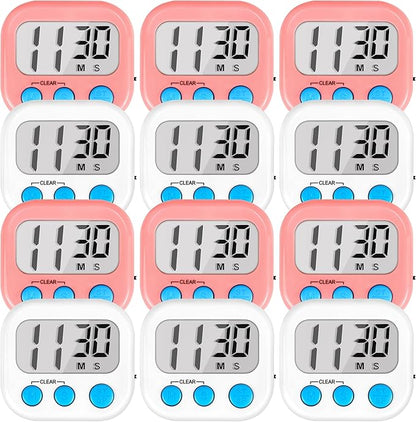 Timer for Kids Teachers Digital Kitchen Timers for Cooking Large Magnetic