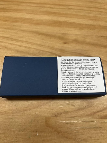 Petrified fish PFP03 Victor,3.58" K110 Stonewashed Blade,140g Micarta Handle Flipper Liner lock Folding knife (Blue Stonewashed)