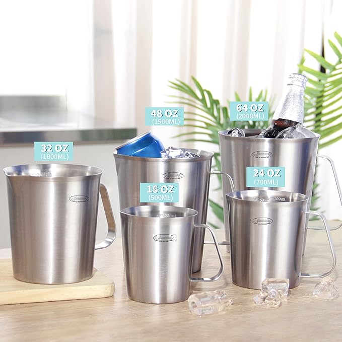 Measuring Cup, Newness Stainless Steel Measuring Cup
