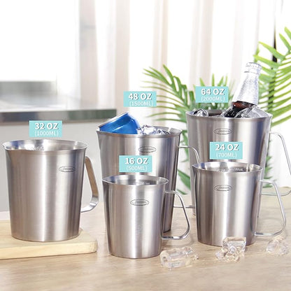 Measuring Cup, Newness Stainless Steel Measuring Cup