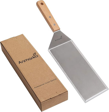 Stainless Steel Metal Griddle 4 x 8 inch Spatula