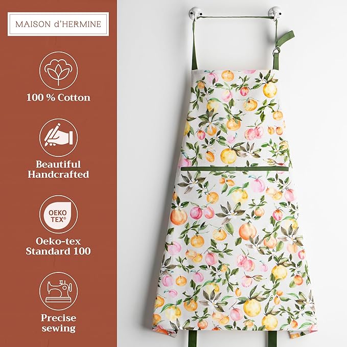 Maison d' Hermine 100% Cotton Apron