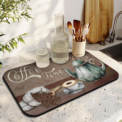Coffee Bar Mat, Fits Under Coffee Machine